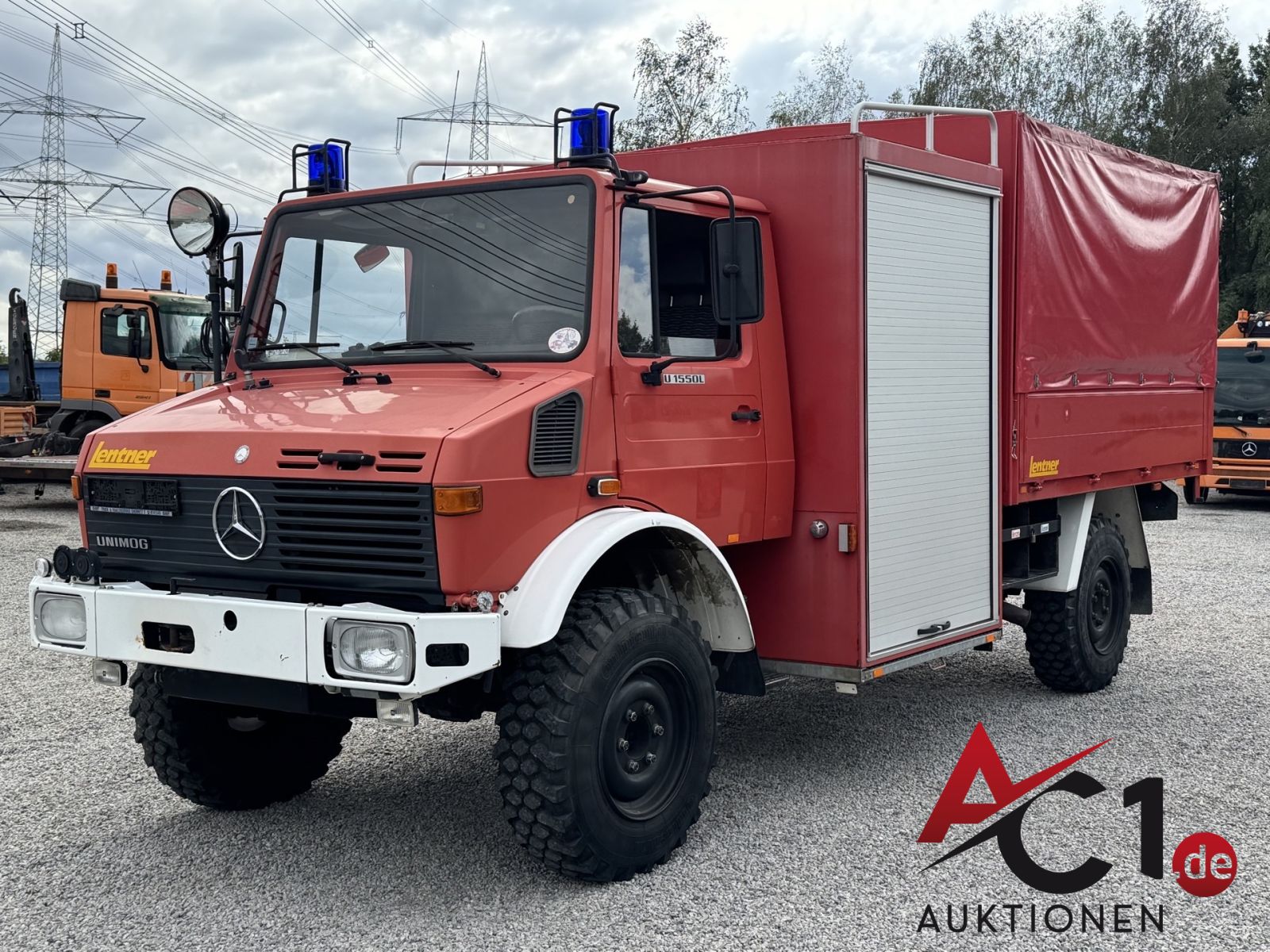 Unimog U 1550 L So.KFZ Feuerwehr Schlauchwagen SW 2000